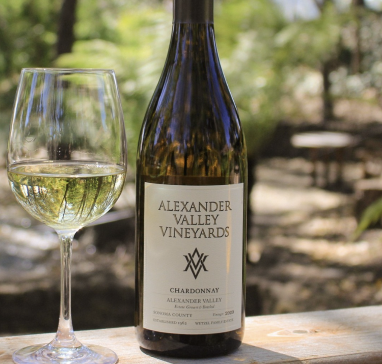 Chardonnay Chardonnay, Alexander Valley Vineyards, CA, 2022 (Wetzel family & Kevin Hall)