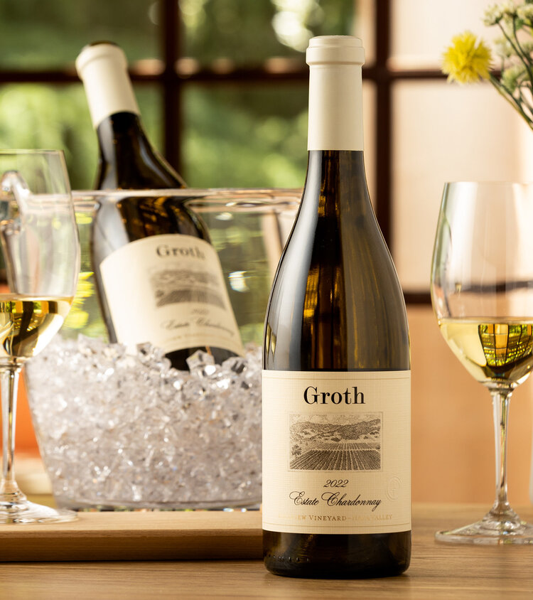 Chardonnay Chardonnay "Estate", Groth Vineyards, Napa Valley, CA, 2022