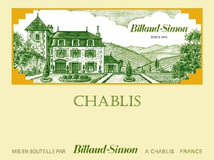 White Burgundy Chablis, Domaine Billaud-Simon, Burgundy, FR, 2023