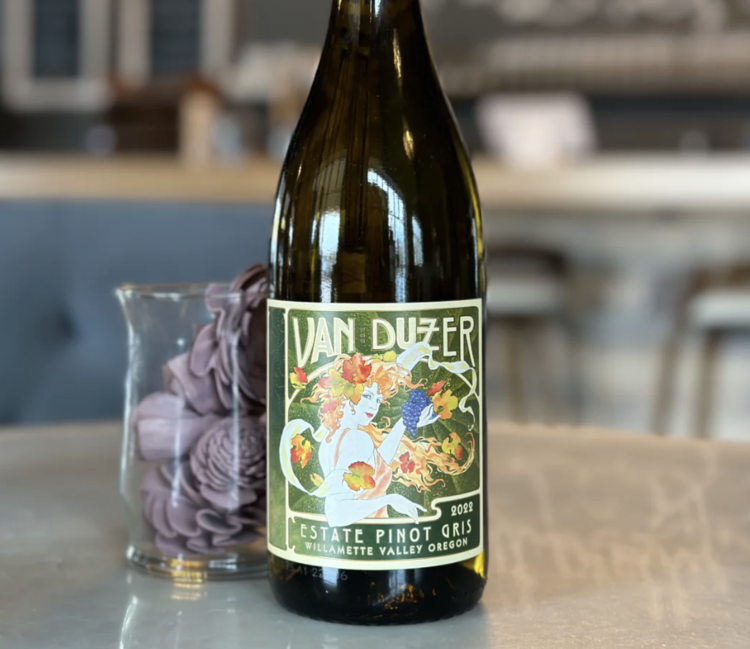 Pinot Grigio/Pinot Gris Pinot Gris "Estate" Van Duzer, Willamette Valley, OR, 2024