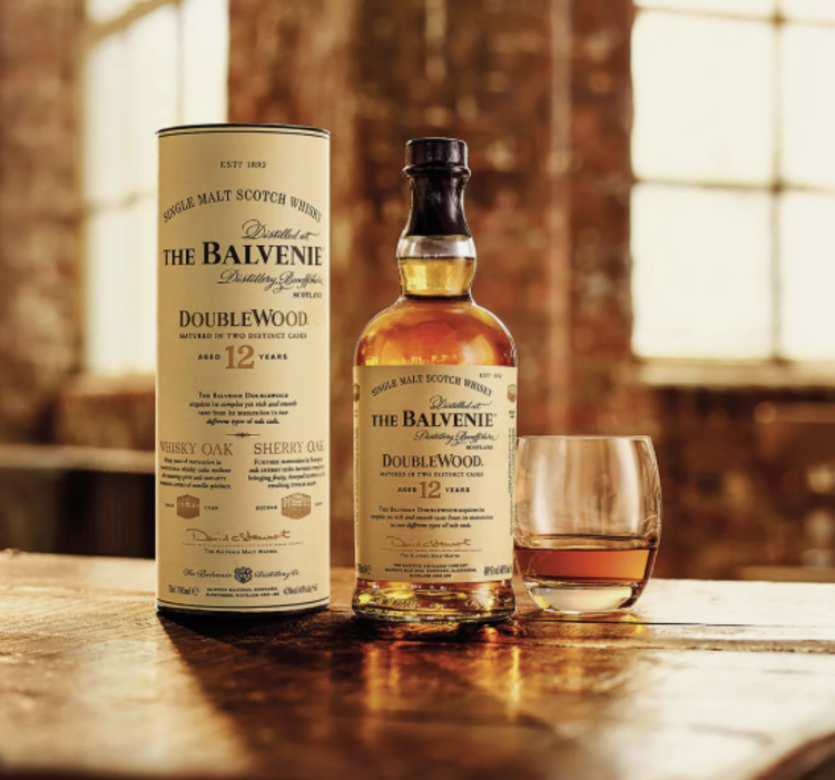 Scotch Scotch, "Single Malt 12yr Doublewood", Balvenie, 750mL