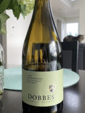 Grenache/Garnacha Grenache Blanc, "Crater View Vineyard" Dobbes Estates, Dundee, OR, 2021