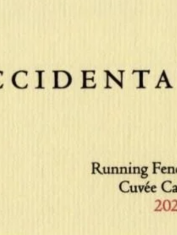 Pinot Noir Pinot Noir "Cuvee Catherine, Running Fence Vineyard", Occidental, Sonoma Coast, CA, 2020