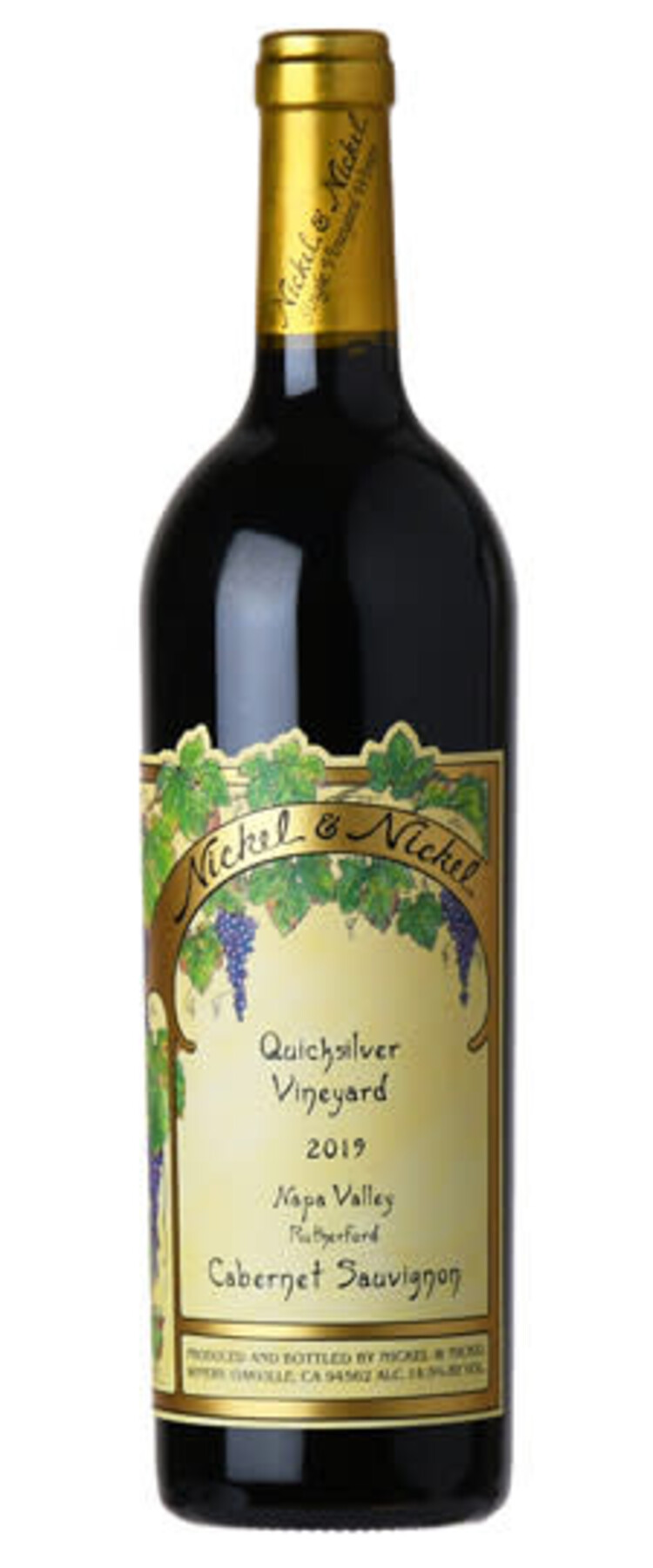 Cabernet Sauvignon Cabernet Sauvignon "Quicksilver Vineyard", Nickel & Nickel Winery, Rutherford, CA, 2021