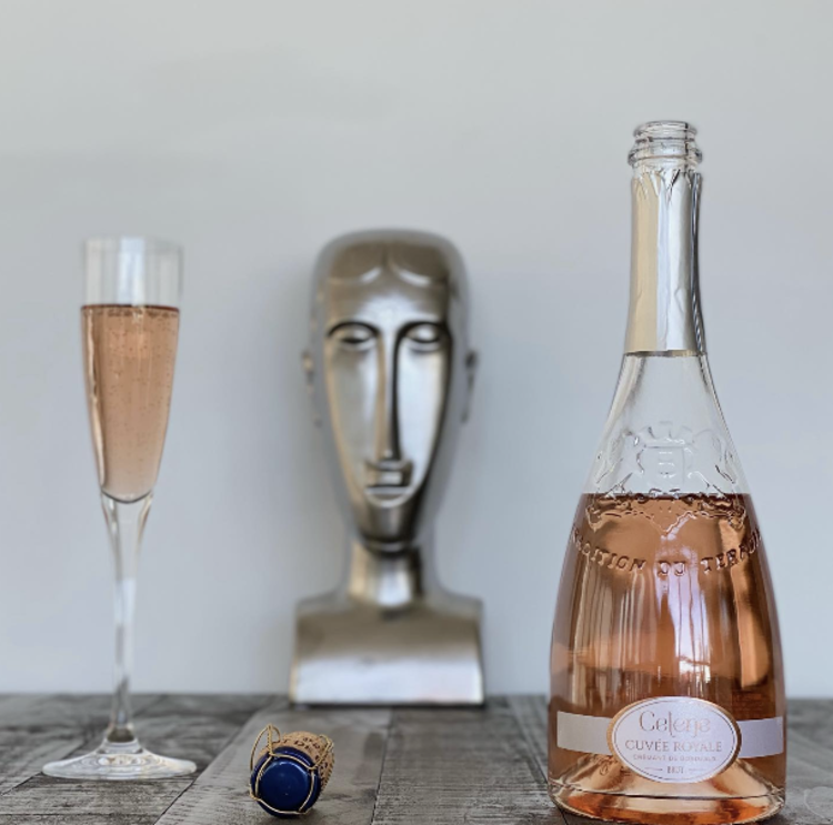 Sparkling Rosé Sparkling "Cuvee Royale Rose", Cremant de Bordeaux Maison Celene, FR, NV