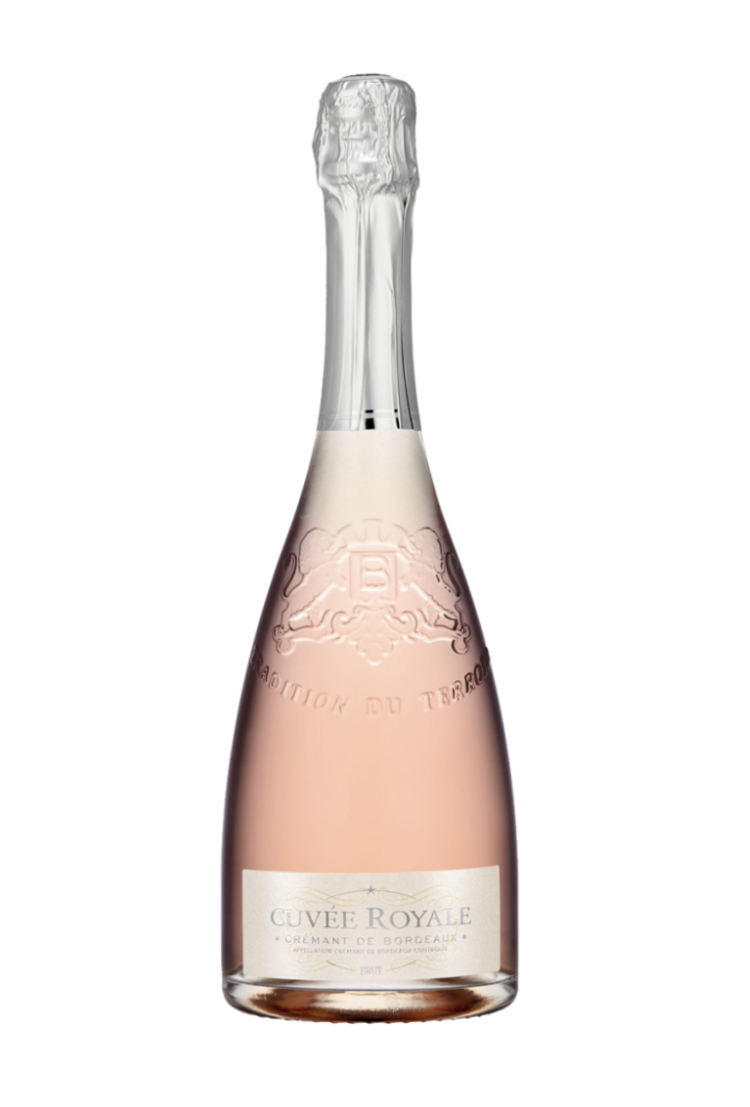Sparkling Rosé Sparkling "Cuvee Royale Rose", Cremant de Bordeaux Maison Celene, FR, NV