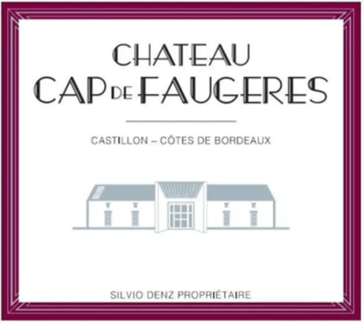 Bordeaux Château Cap de Faugères, Cotes de Castillon, FR, 2023 (Futures) 6pk 6x750mL