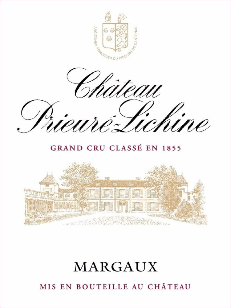 Bordeaux Château Prieuré-Lichine, Margaux, FR, 2023 (FUTURES PRESALE) 6pk OWC