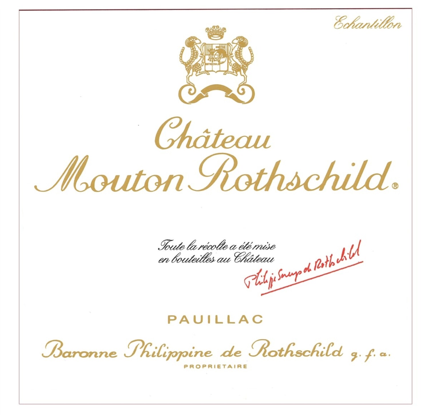 Château Mouton Rothschild, Pauillac, FR, 2023 (Futures) 3pk OWC