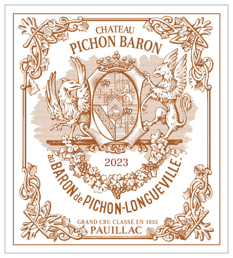 Bordeaux Château Pichon Baron, Pauillac, FR, 2023 (Futures) 3pk OWC