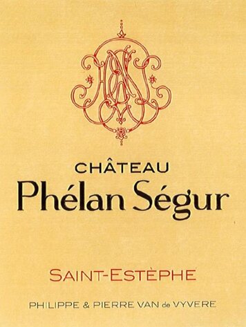 Bordeaux Château Phélan Ségur, Saint-Estèphe, FR, 2023 (Futures) 6pk OWC