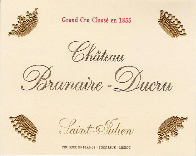 Bordeaux Château Branaire-Ducru, Saint-Julien, FR 2023 (Futures) 6pk OWC