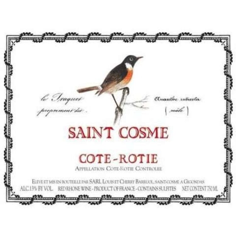Shiraz/Syrah Cote- Rotie, Saint-Cosme, Cote Rotie, Rhone, FR, 2023