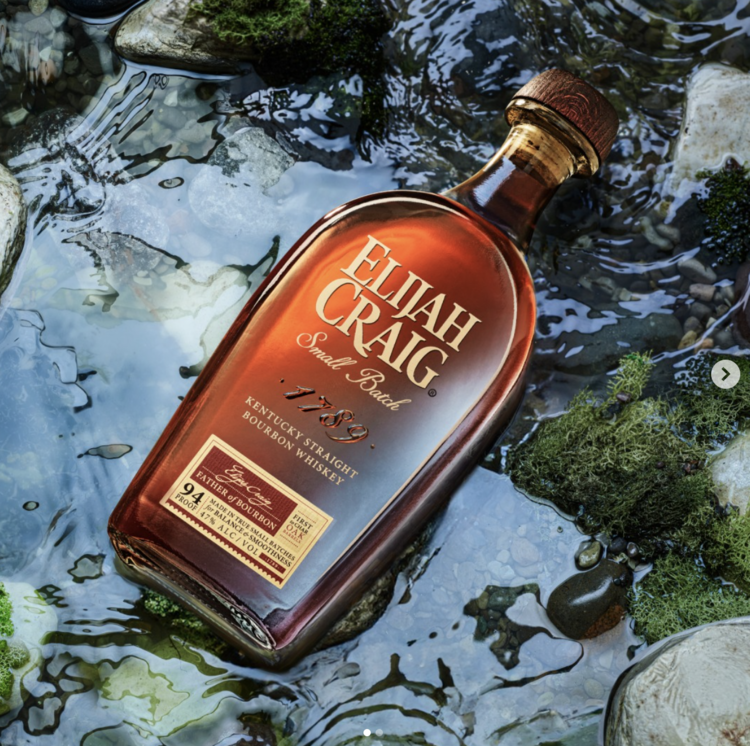 Bourbon Bourbon, “Small Batch”,  Elijah Craig, 750mL