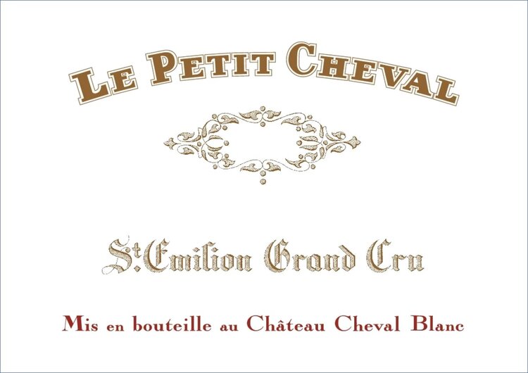 Bordeaux Château Cheval Blanc "Le Petit Cheval", Saint-Emilion,  FR, 2020