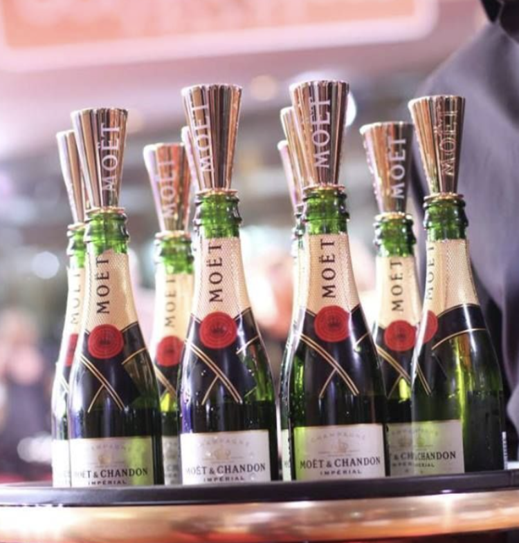 Rosé Champagne Champagne, "Imperial Brut Rosé” Moët & Chandon, NV 187mL