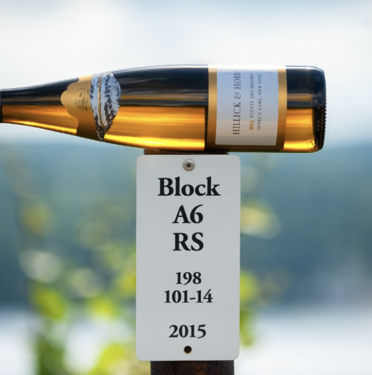 Riesling Riesling "Estate Dry" Hillick Hobbs, Seneca Lake, NY, 2021