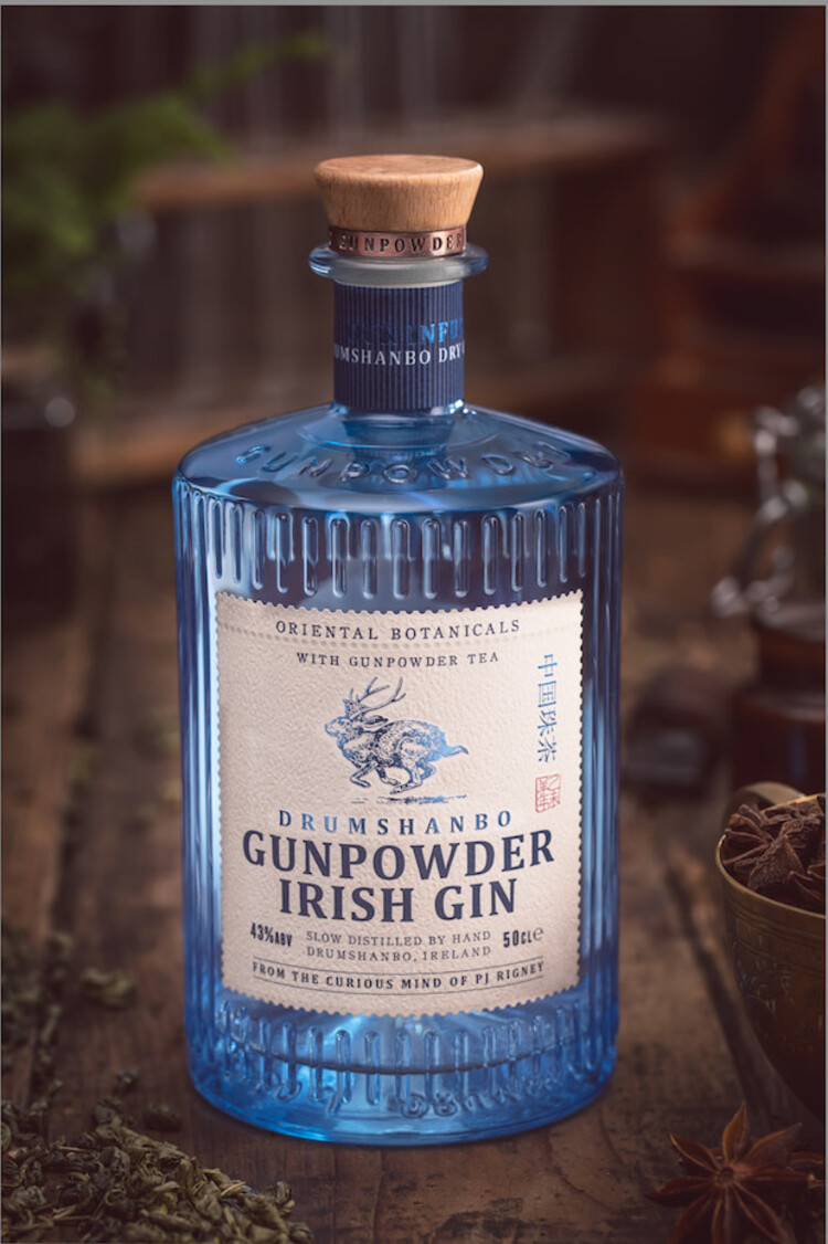 Gin Irish Gin, Drumshanbo Gunpowder, 1L