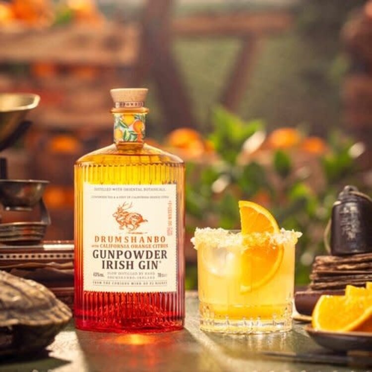 Gin Irish Gin "California Orange Citrus", Drumshanbo Gunpowder, 750mL