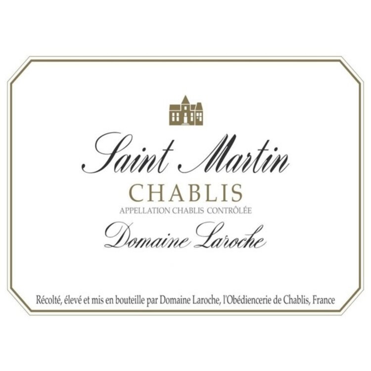 White Burgundy Chablis, "Saint Martin" Domaine Laroche, FR, 2023