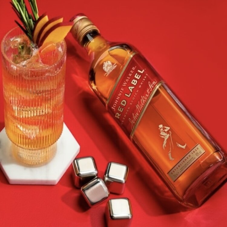 Scotch Scotch "Red Label",  Johnnie Walker, 1L