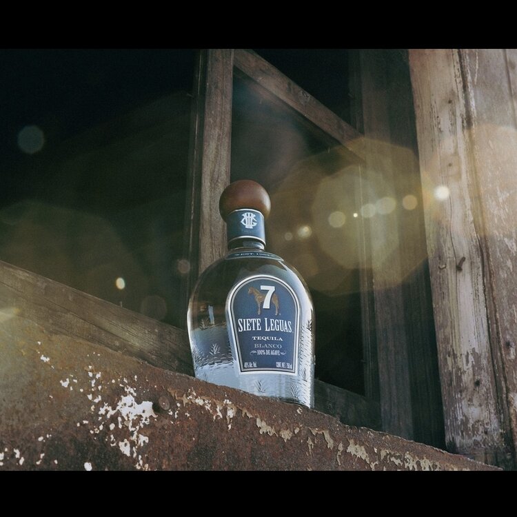 Tequila Tequila, "Blanco" Siete Leguas, 750mL