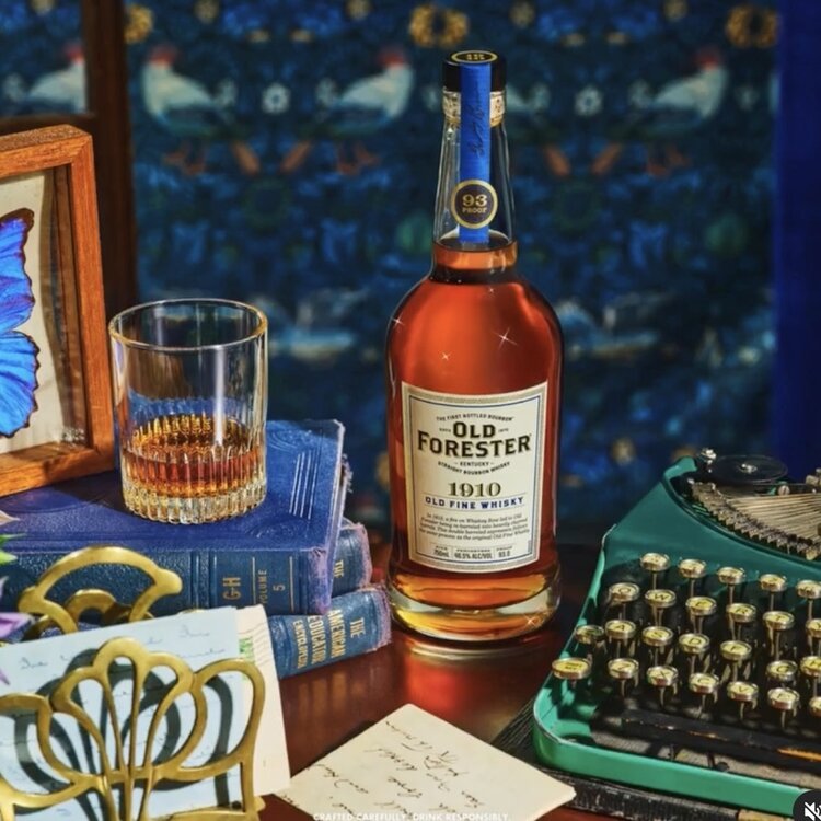 Bourbon Bourbon, "1910 Old Fine Whisky" Old Forester, 750mL