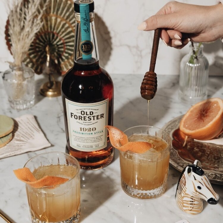 Bourbon Bourbon, "1920 Prohibition Style" Old Forester, 750mL