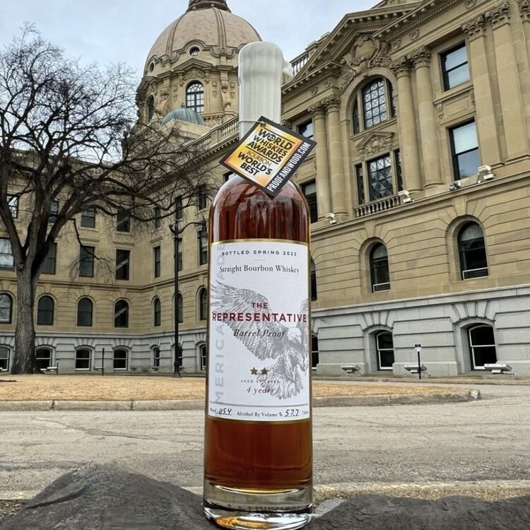 Bourbon Bourbon "4 Yr. Barrel Proof", Representative, 750mL