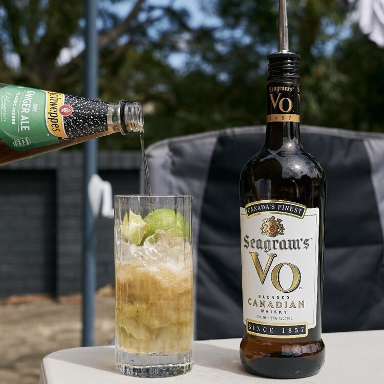 Last Chance Whiskey, Seagram's VO, 1 Liter