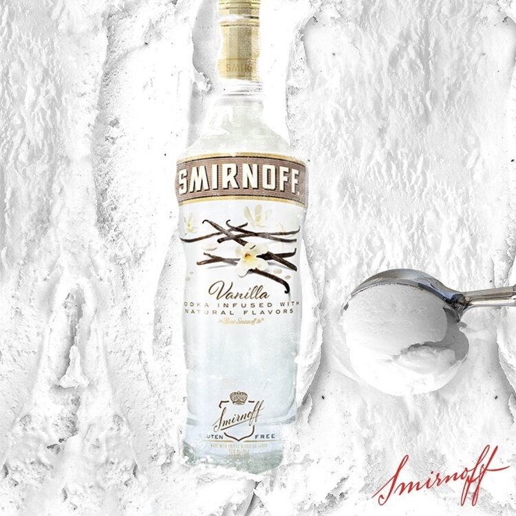 Vodka Vodka, Smirnoff Vanilla, 1L