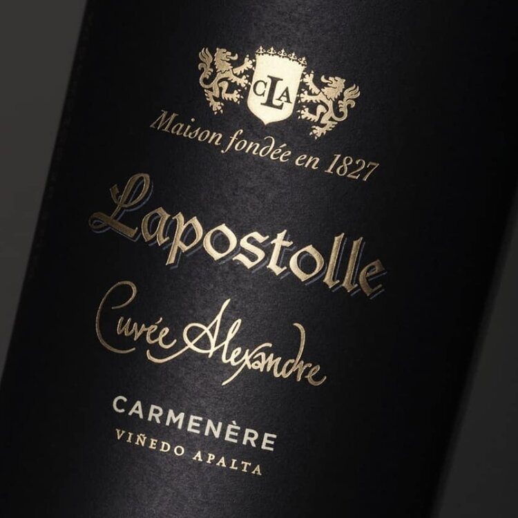 Carmenere Carménère "Cuvée Alexandre" Lapostolle Wines, Apalta, CL, 2022 (Bournet-Lapostolle Family)