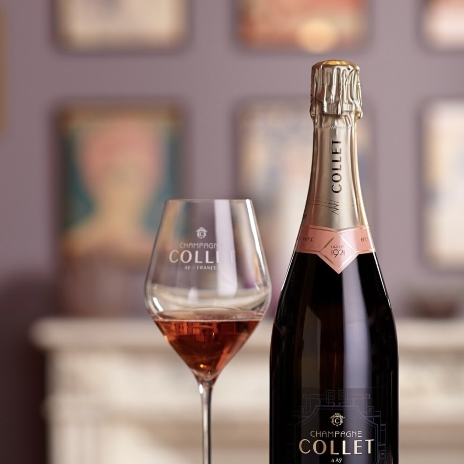 Champagne, Collet, Brut Rose, Aÿ, FR, NV - Michael's Wine Cellar Champagne, Collet, Brut Rose, Aÿ, FR, NV - Michael's Wine Cellar