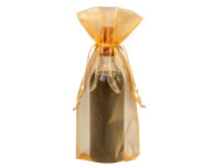 Bags Organza Bottle Bag Gold