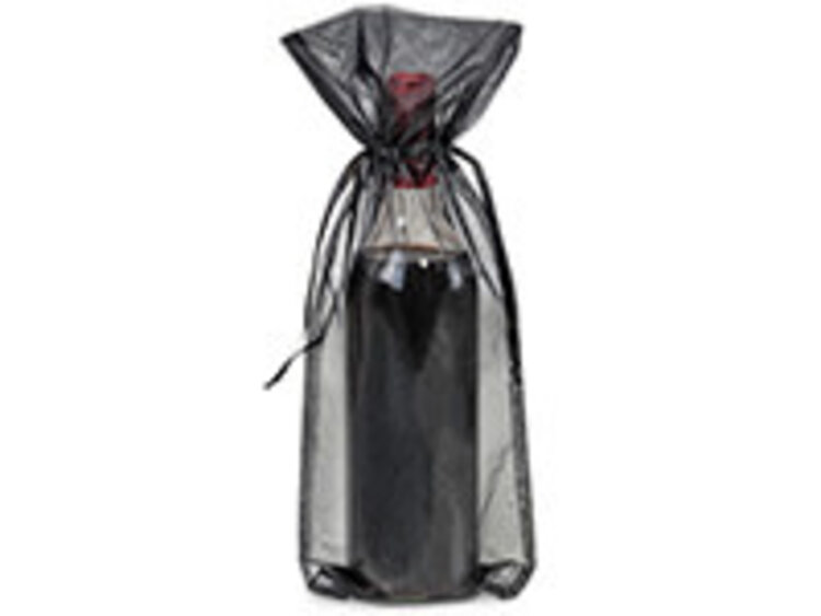 Bags Organza Bottle Bag Black