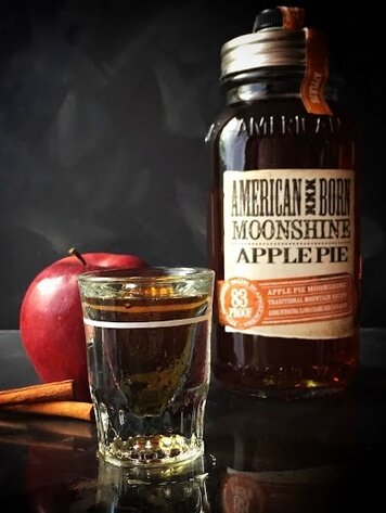 Whiskey Moonshine "Apple", American Born, 750mL