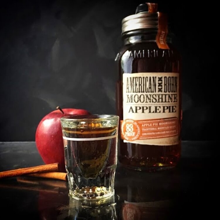 Whiskey Moonshine "Apple", American Born, 750mL