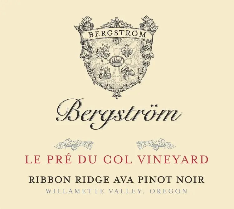 Pinot Noir Pinot Noir "Le Pré Du Col Vineyard Ribbon Ridge", Bergstrom, OR, 2021