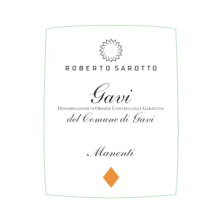 Cortese Gavi "Manenti", Roberto Sarotto, Gavi, Piemonte, IT, 2023
