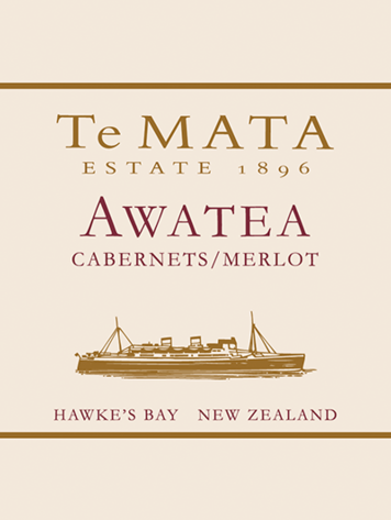Bordeaux Blend Bordeaux Blend "Awatea Cabernet- Merlot", Te Mata, Hawke's Bay, New Zealand, 2021