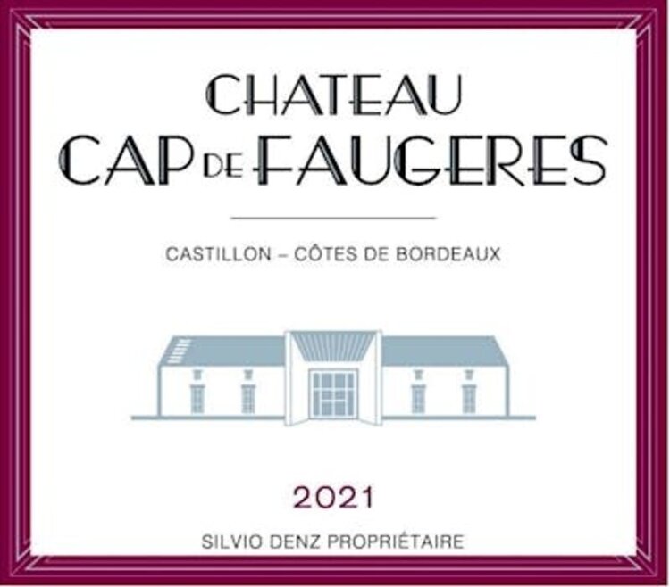 Bordeaux Château Cap de Faugères, Cotes de Castillon, FR, 2021