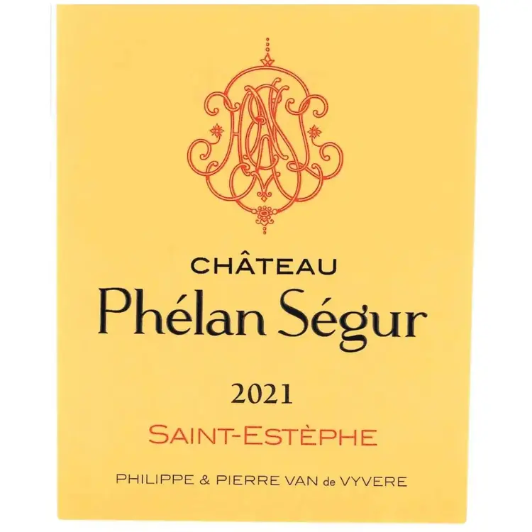 Bordeaux Chateau Phelan Segur, Saint-Estephe, Bordeaux, FR 2021