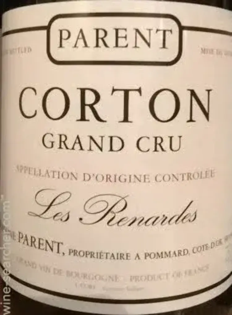 Burgundy Corton Renardes Grand Cru, Domaine Parent, FR, 2018