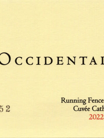 Pinot Noir Pinot Noir "Cuvee Catherine, Running Fence Vineyard", Occidental, Sonoma Coast, CA, 2022