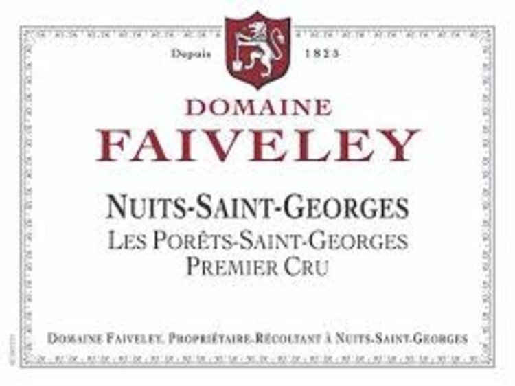 Burgundy Nuits-Saint-Georges 1er Cru "Les Porets Saint Georges", Domaine Faiveley, Burgundy, FR, 2022