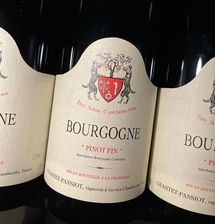 Burgundy Bourgogne "Pinot Fin", Geantet Pansiot, Burgandy, Cote de Nuits, FR, 2022