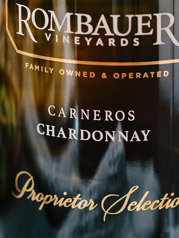 Chardonnay Chardonnay "Proprietor Selection", Rombauer Vineyards, Carneros, CA, 2023