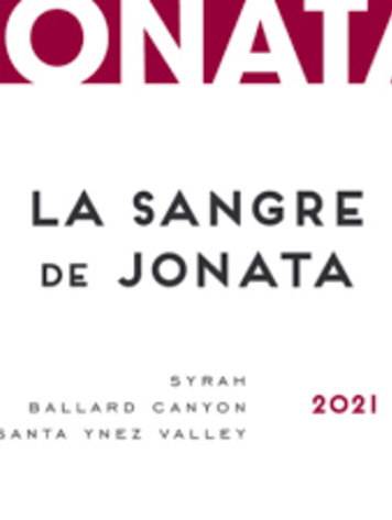 Shiraz/Syrah Syrah "La Sangre de Jonata", Jonata, Santa Ynez Valley, CA, 2021