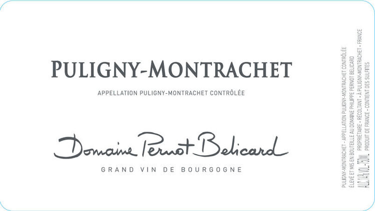White Burgundy Puligny-Montrachet, Domaine Pernot Belicard, FR 2023