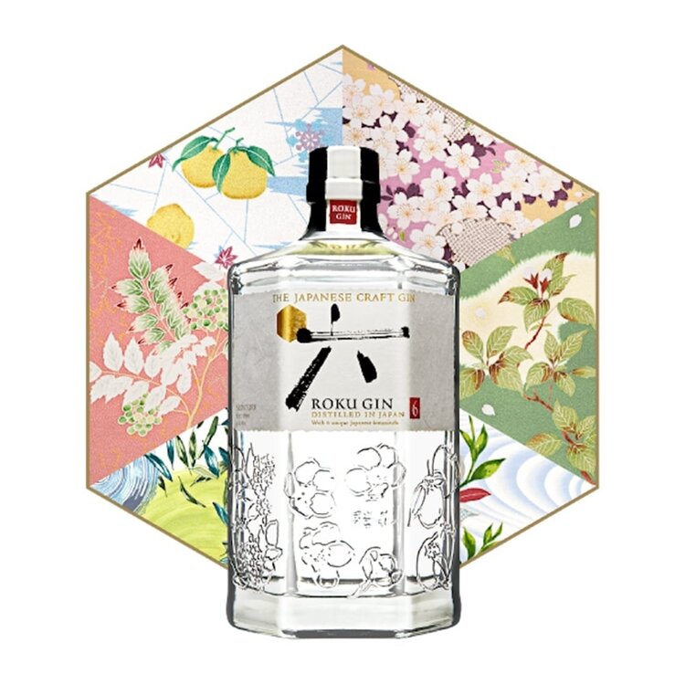 Gin Japenese Gin "Roku", Suntory, 750mL